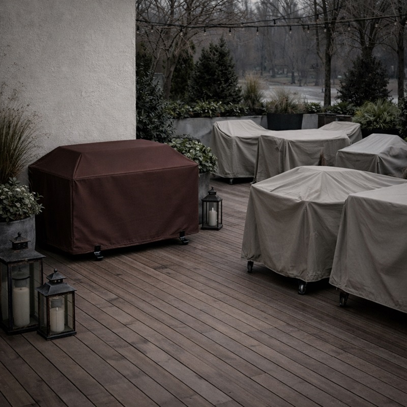 Housse de protection plancha a gaz - restaurant